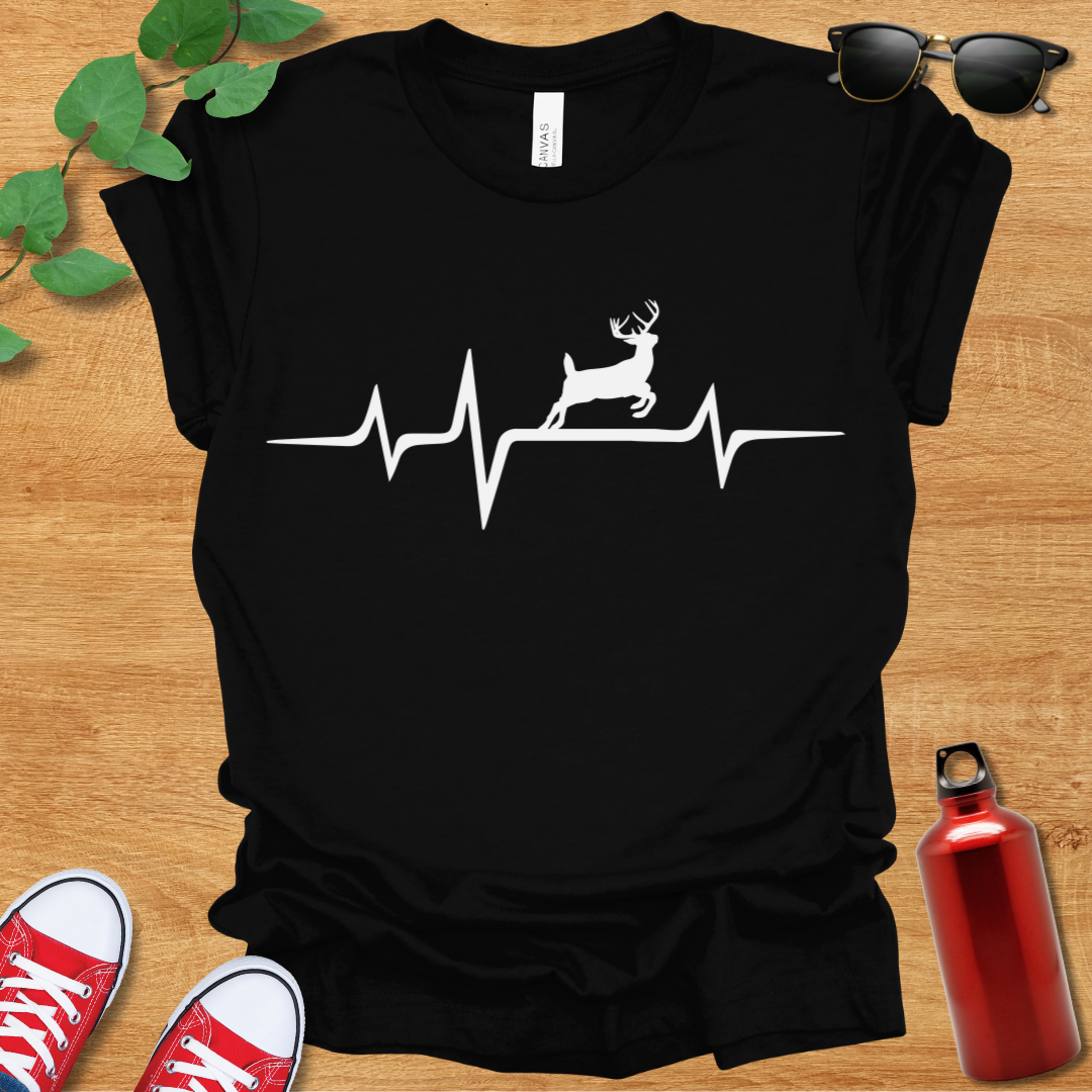 Heartbeat Deer T-Shirt