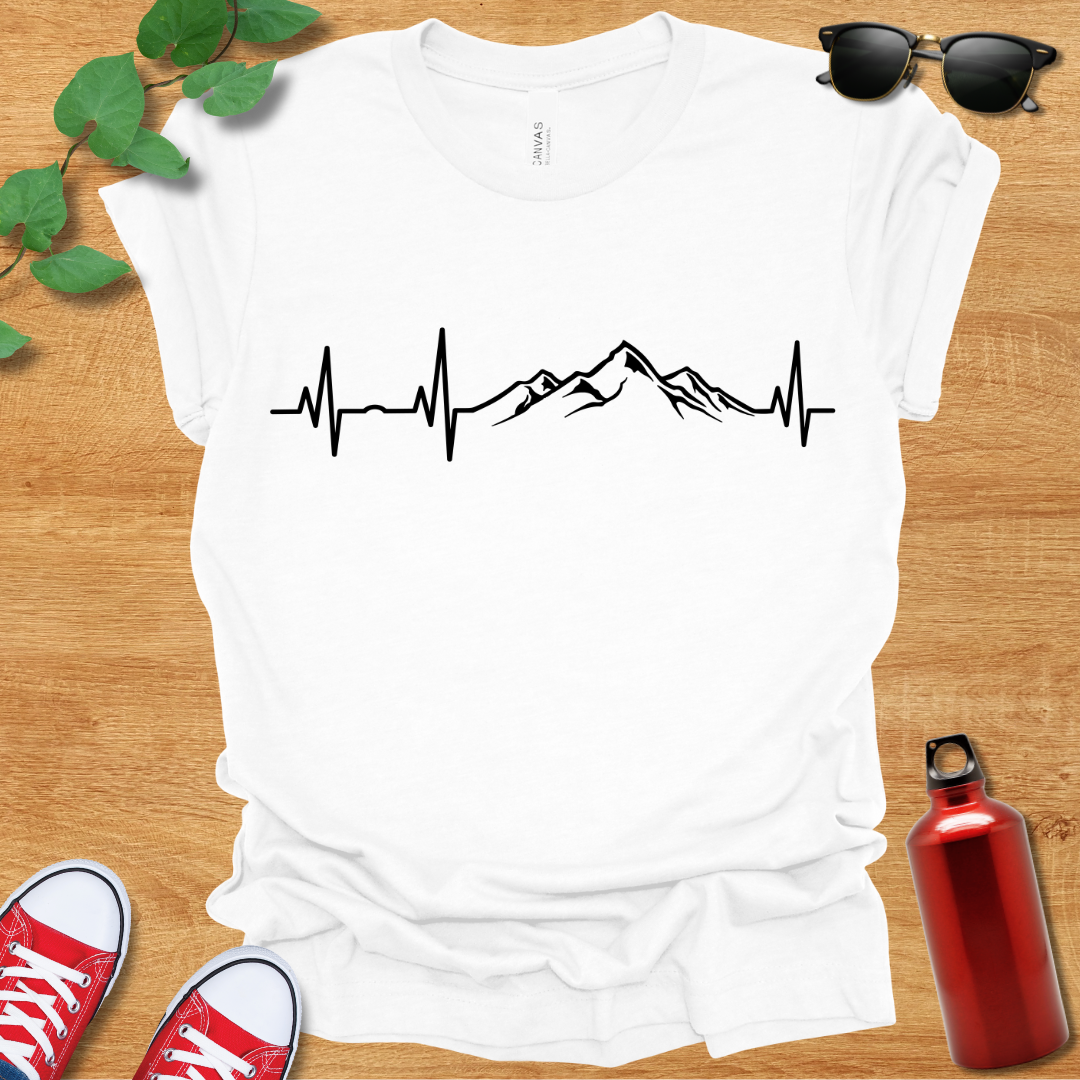 Heartbeat Mountains T-Shirt