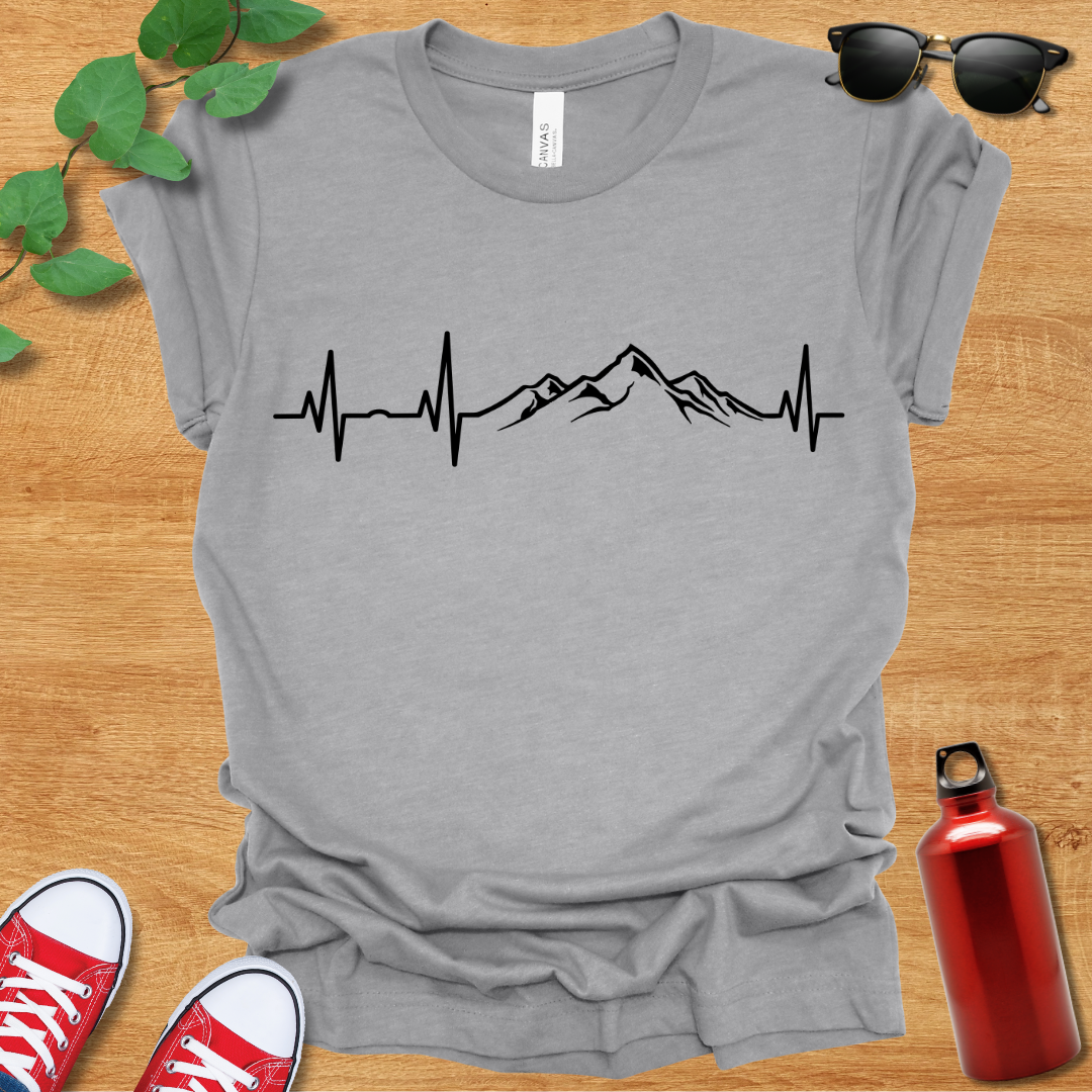 Heartbeat Mountains T-Shirt