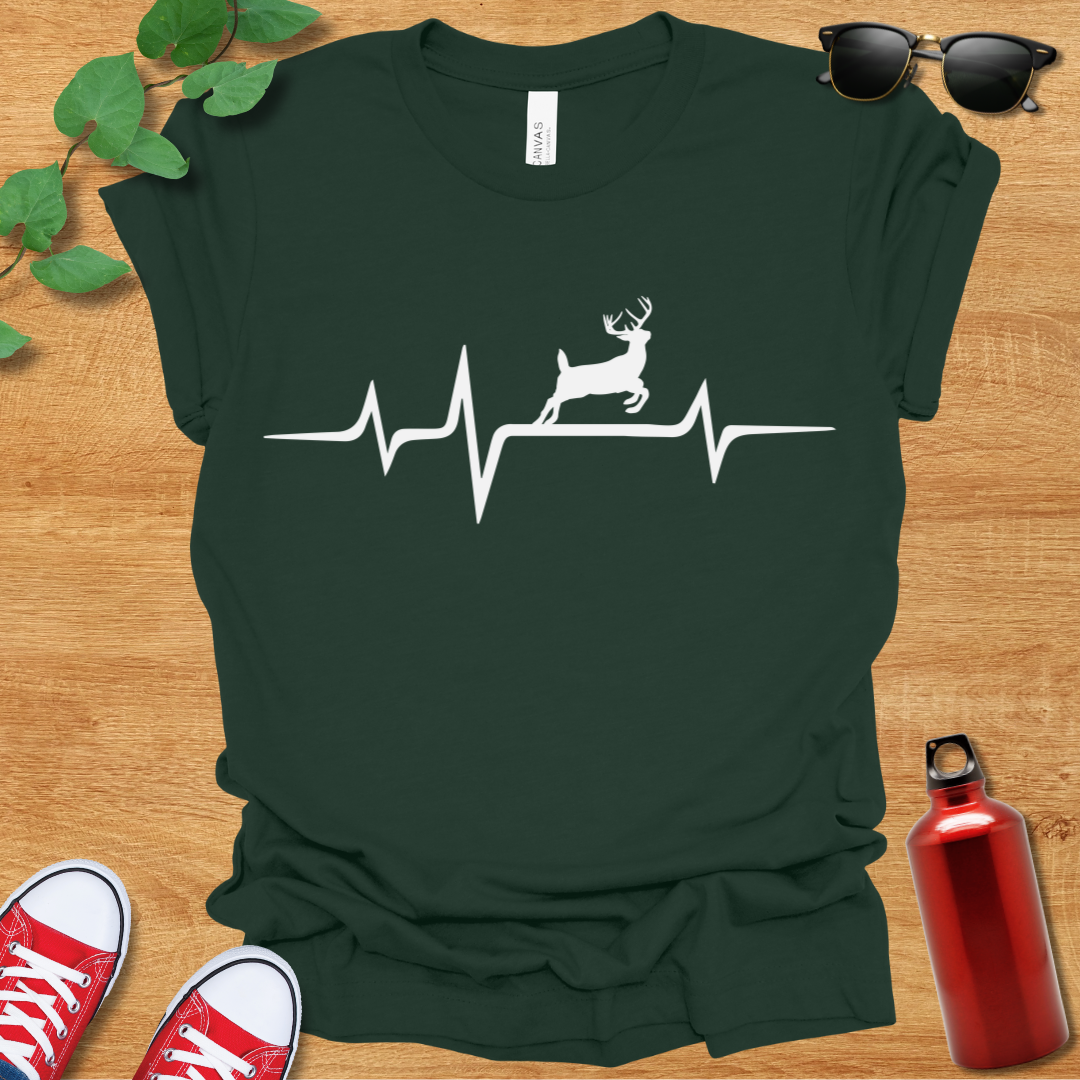 Heartbeat Deer T-Shirt