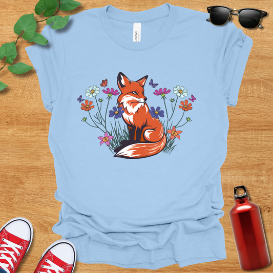 Flower Fox T-Shirt