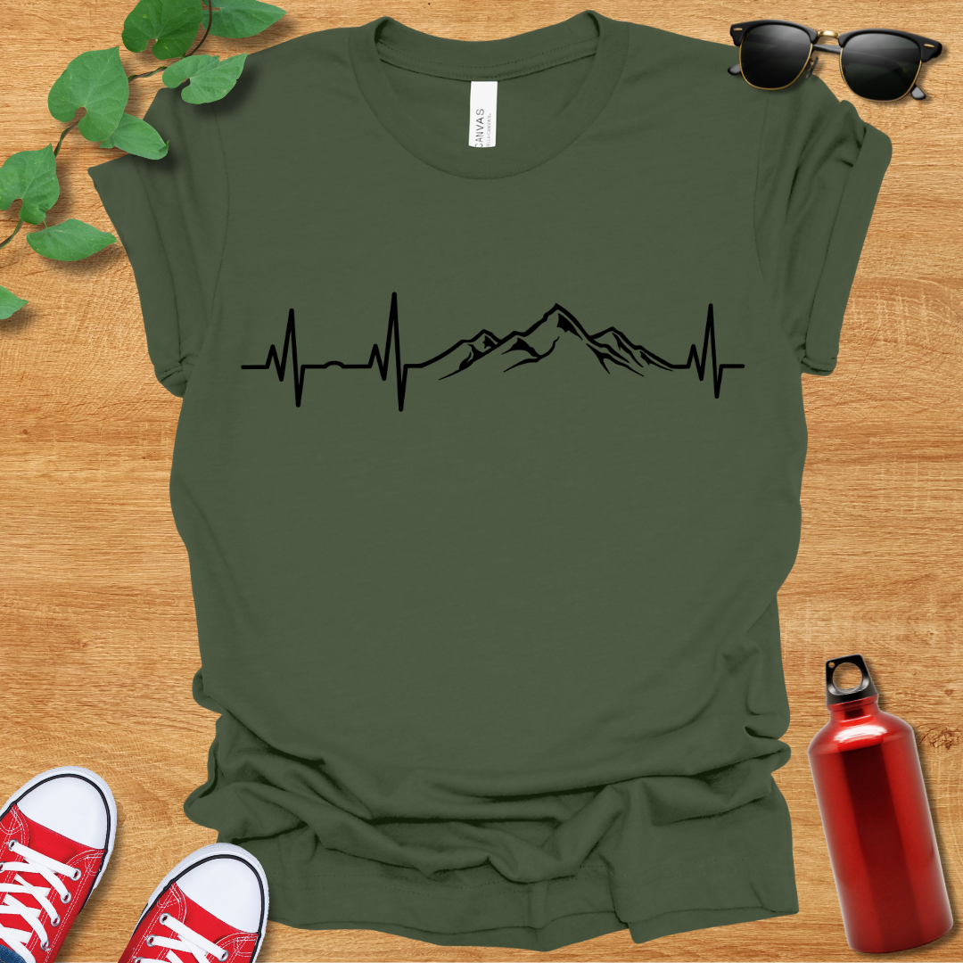 Heartbeat Mountains T-Shirt