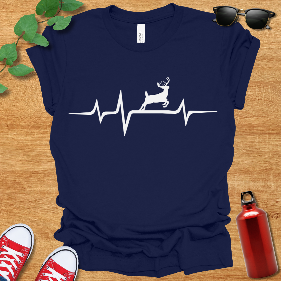 Heartbeat Deer T-Shirt