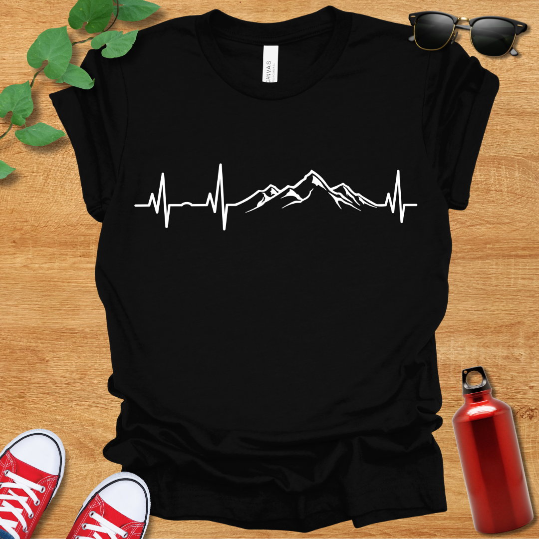 Heartbeat Mountains T-Shirt