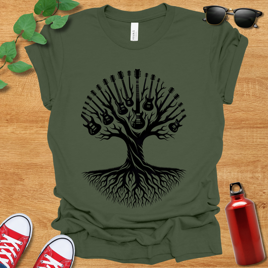 Life Tree Guitar T-Shirt