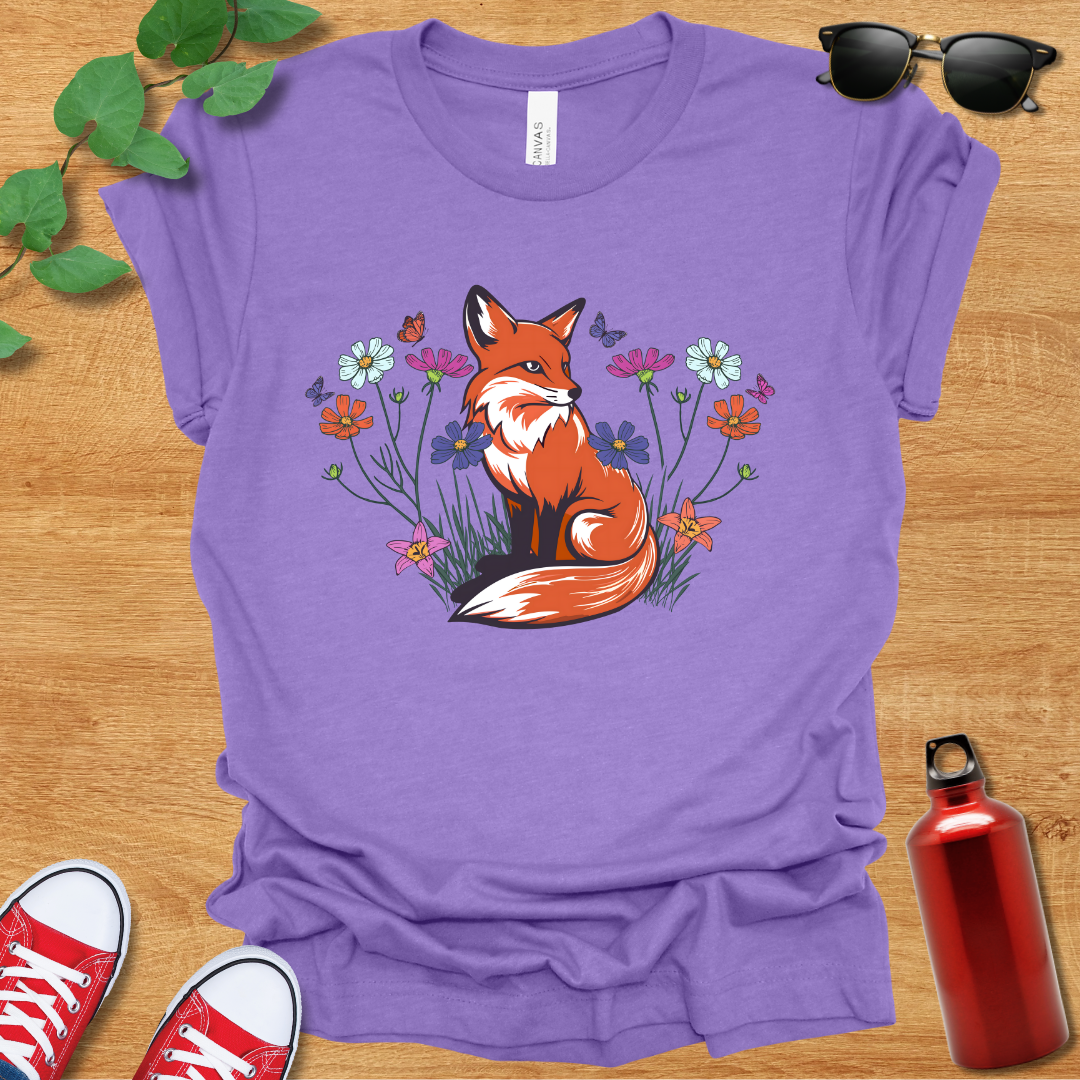 Flower Fox T-Shirt