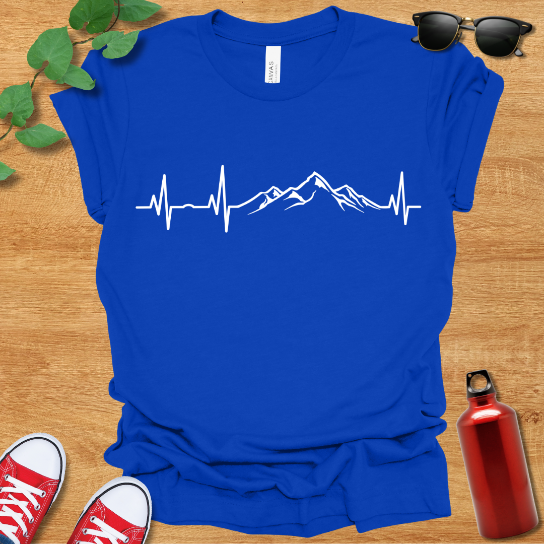 Heartbeat Mountains T-Shirt